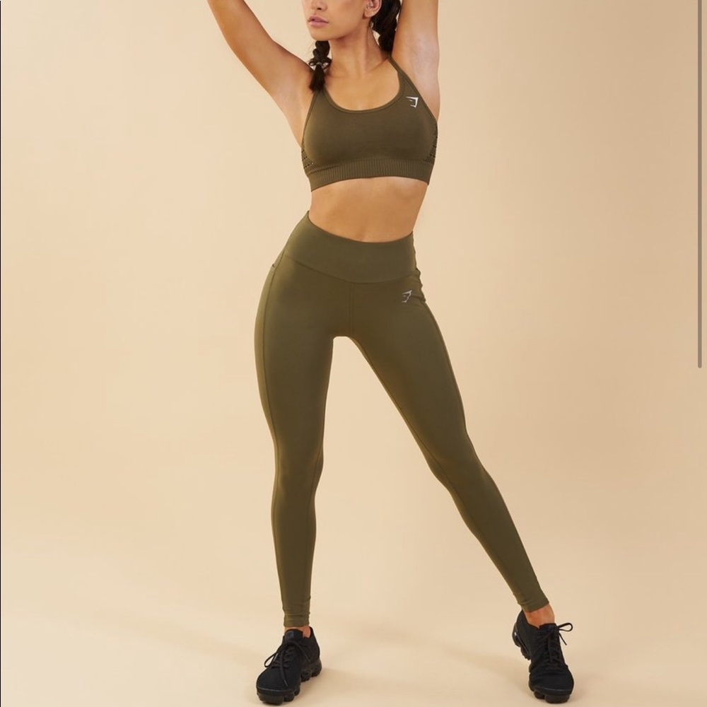 Green Aspire Leggings
